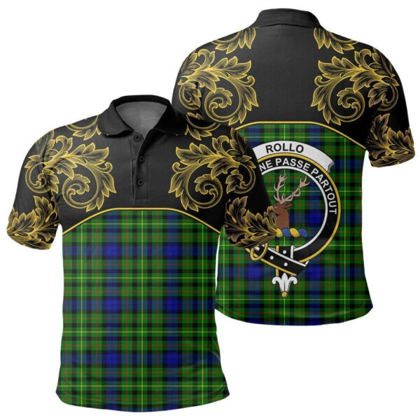 Rollo Modern Clan Polo Shirt, Scottish Tartan Rollo Modern Clans Polo Shirt Empire Style