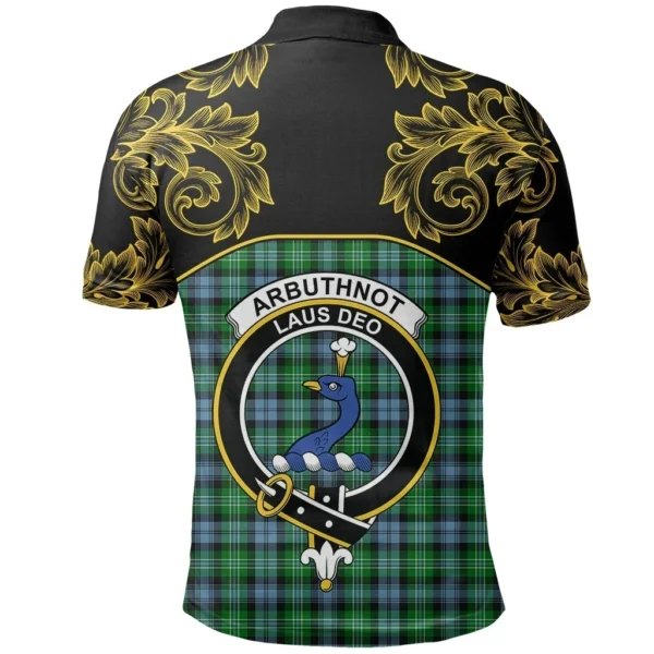 Arbuthnot Ancient Clan Polo Shirt, Scottish Tartan Arbuthnot Ancient Clans Polo Shirt Empire Style - Image 3