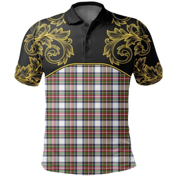 Stewart Dress Modern Clan Polo Shirt, Scottish Tartan Stewart Dress Modern Clans Polo Shirt Empire Style - Image 2