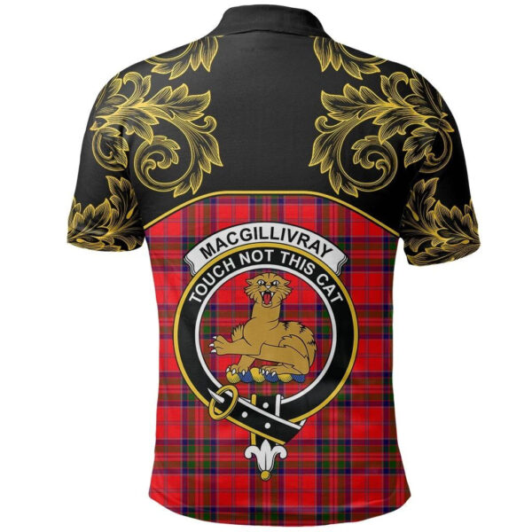 MacGillivray Modern Clan Polo Shirt, Scottish Tartan MacGillivray Modern Clans Polo Shirt Empire Style - Image 3