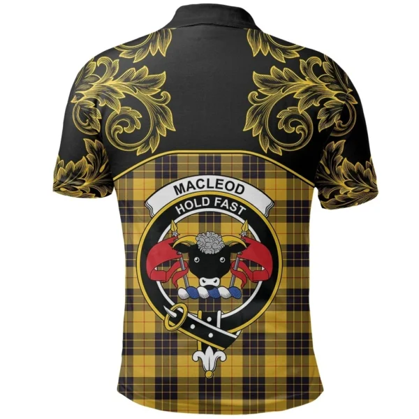 MacLeod of Lewis Ancient Clan Polo Shirt, Scottish Tartan MacLeod of Lewis Ancient Clans Polo Shirt Empire Style - Image 3