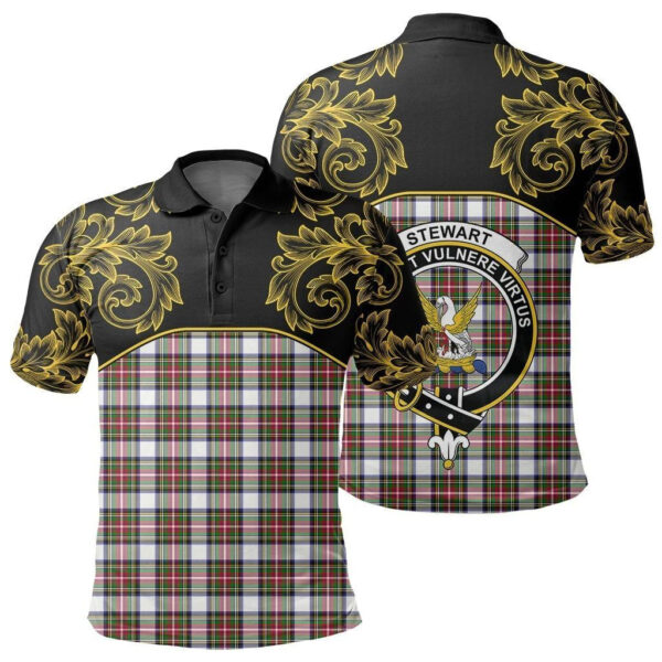 Stewart Dress Modern Clan Polo Shirt, Scottish Tartan Stewart Dress Modern Clans Polo Shirt Empire Style