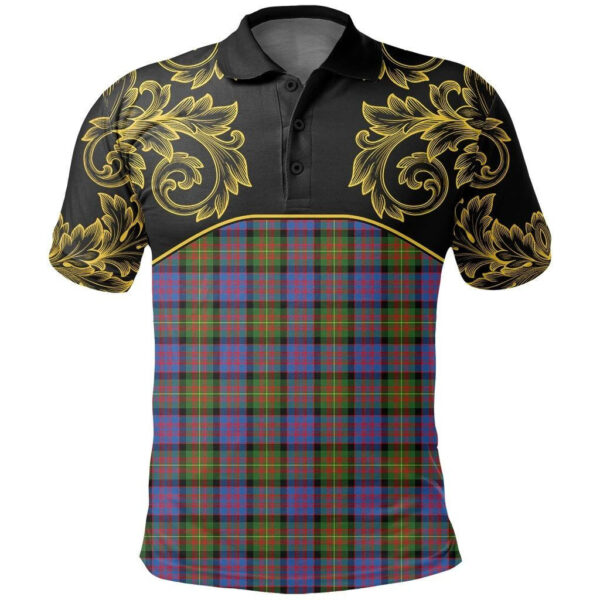 Carnegie Ancient Clan Polo Shirt, Scottish Tartan Carnegie Ancient Clans Polo Shirt Empire Style - Image 2