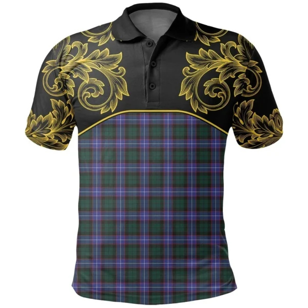 Hunter Modern Clan Polo Shirt, Scottish Tartan Hunter Modern Clans Polo Shirt Empire Style - Image 2