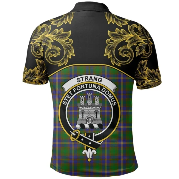 Strange of Balkaskie Clan Polo Shirt, Scottish Tartan Strange of Balkaskie Clans Polo Shirt Empire Style - Image 3