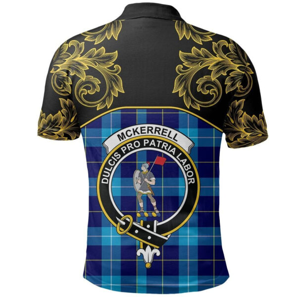 McKerrell Clan Polo Shirt, Scottish Tartan McKerrell Clans Polo Shirt Empire Style - Image 3