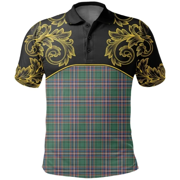 MacFarlane Hunting Ancient Clan Polo Shirt, Scottish Tartan MacFarlane Hunting Ancient Clans Polo Shirt Empire Style - Image 2