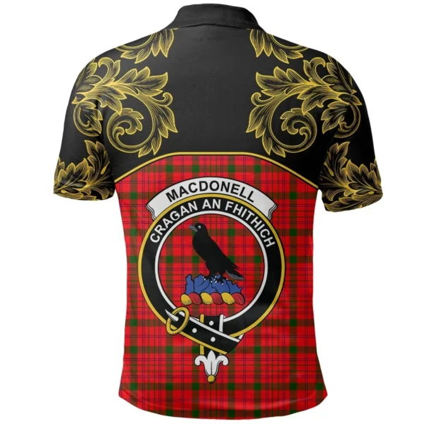 MacDonnell of Keppoch Modern Clan Polo Shirt, Scottish Tartan MacDonnell of Keppoch Modern Clans Polo Shirt Empire Style - Image 3