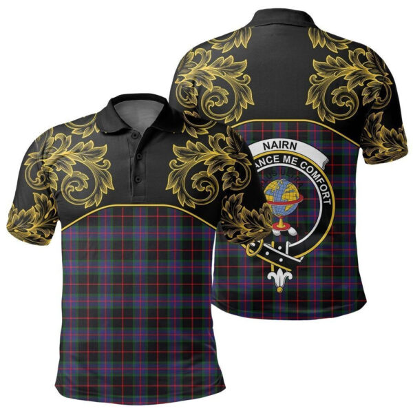 Nairn Clan Polo Shirt, Scottish Tartan Nairn Clans Polo Shirt Empire Style