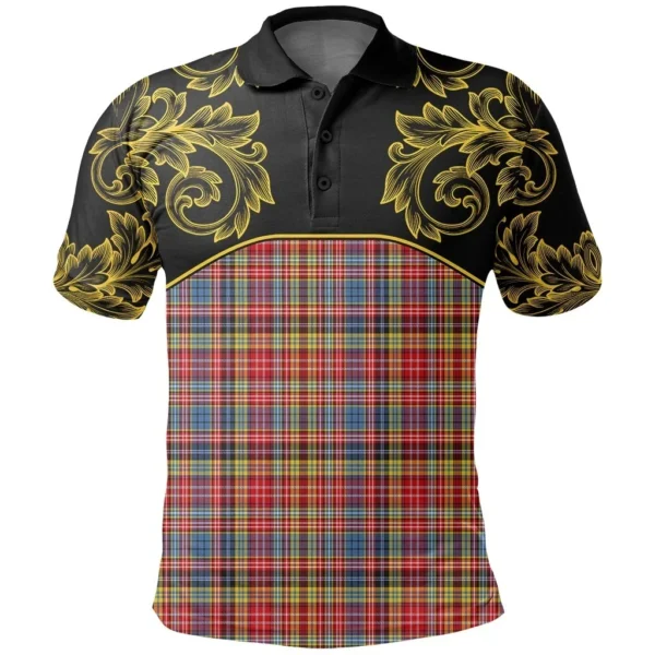 Drummond of Strathallan Clan Polo Shirt, Scottish Tartan Drummond of Strathallan Clans Polo Shirt Empire Style - Image 2