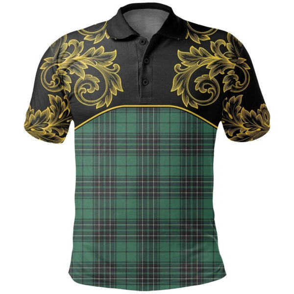 MacLean Hunting Ancient Clan Polo Shirt, Scottish Tartan MacLean Hunting Ancient Clans Polo Shirt Empire Style - Image 2