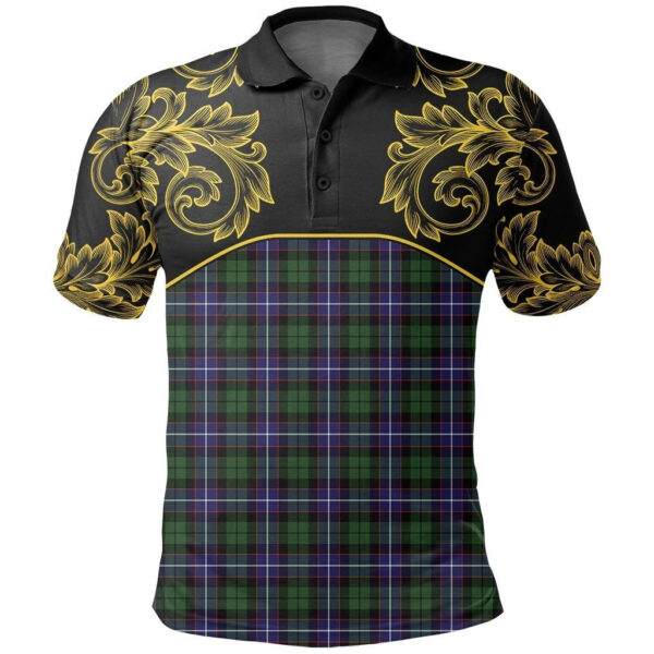 Galbraith Modern Clan Polo Shirt, Scottish Tartan Galbraith Modern Clans Polo Shirt Empire Style - Image 2