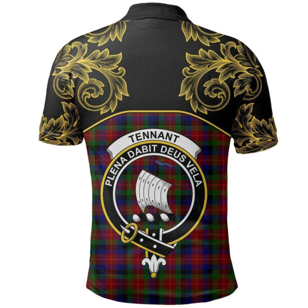 Tennant Clan Polo Shirt, Scottish Tartan Tennant Clans Polo Shirt Empire Style - Image 3