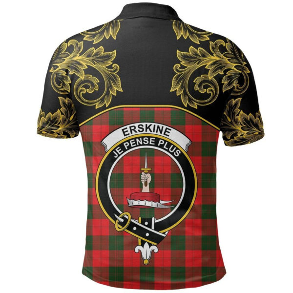 Erskine Modern Clan Polo Shirt, Scottish Tartan Erskine Modern Clans Polo Shirt Empire Style - Image 3