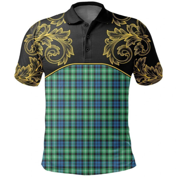 Graham of Montrose Ancient Clan Polo Shirt, Scottish Tartan Graham of Montrose Ancient Clans Polo Shirt Empire Style - Image 2