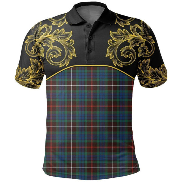 Fraser Hunting Ancient Clan Polo Shirt, Scottish Tartan Fraser Hunting Ancient Clans Polo Shirt Empire Style - Image 2