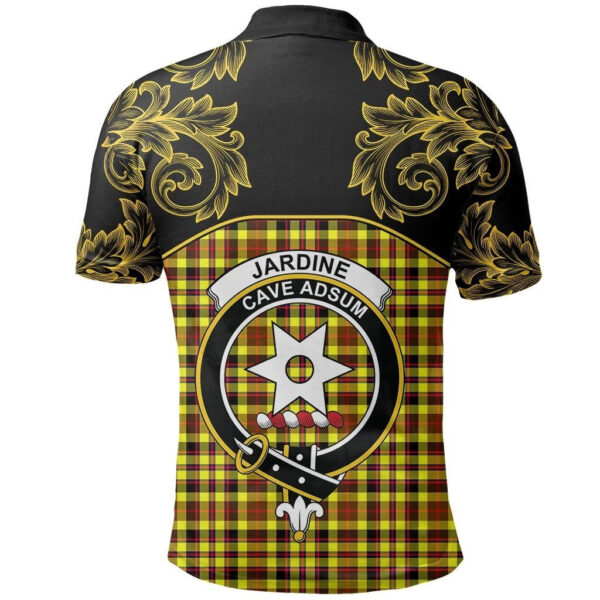 Jardine Clan Polo Shirt, Scottish Tartan Jardine Clans Polo Shirt Empire Style - Image 3