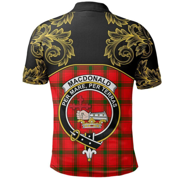 MacDonald of Sleat Clan Polo Shirt, Scottish Tartan MacDonald of Sleat Clans Polo Shirt Empire Style - Image 3