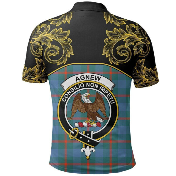 Agnew Ancient Clan Polo Shirt, Scottish Tartan Agnew Ancient Clans Polo Shirt Empire Style - Image 3