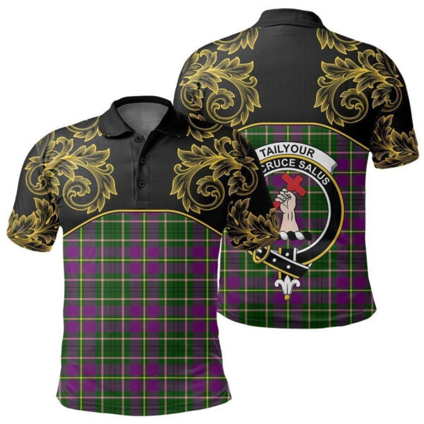 Tailyour Clan Polo Shirt, Scottish Tartan Tailyour Clans Polo Shirt Empire Style