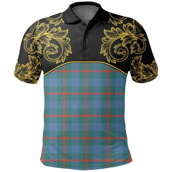 Agnew Ancient Clan Polo Shirt, Scottish Tartan Agnew Ancient Clans Polo Shirt Empire Style - Image 2