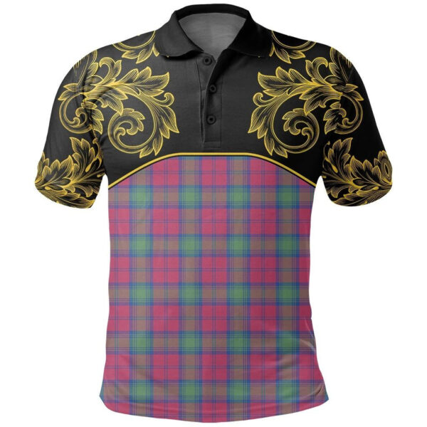 Lindsay Ancient Clan Polo Shirt, Scottish Tartan Lindsay Ancient Clans Polo Shirt Empire Style - Image 2