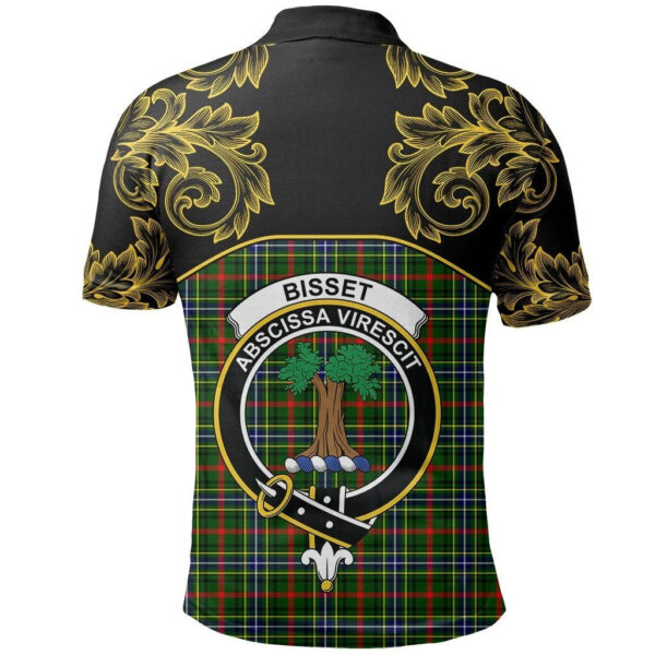 Bisset Clan Polo Shirt, Scottish Tartan Bisset Clans Polo Shirt Empire Style - Image 3