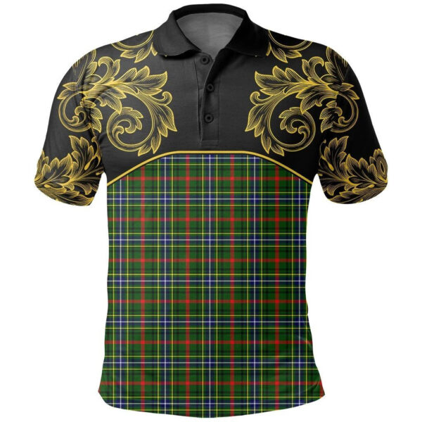 Bisset Clan Polo Shirt, Scottish Tartan Bisset Clans Polo Shirt Empire Style - Image 2