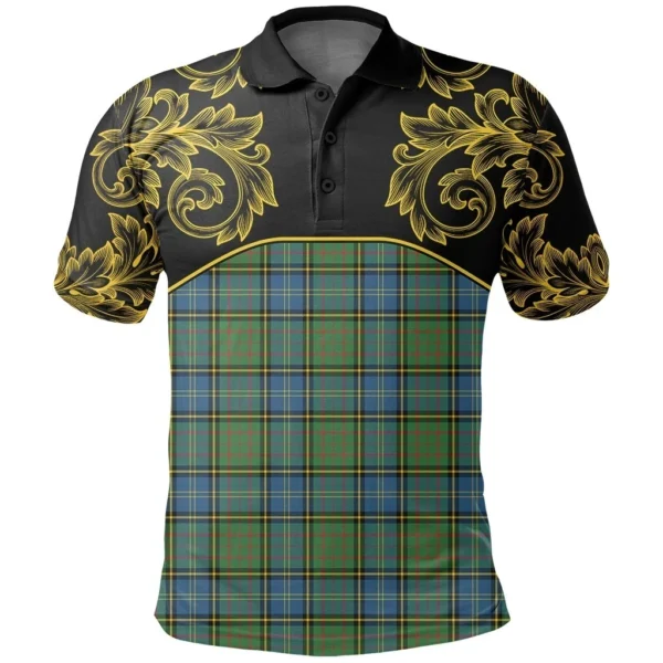 MacMillan Hunting Ancient Clan Polo Shirt, Scottish Tartan MacMillan Hunting Ancient Clans Polo Shirt Empire Style - Image 2