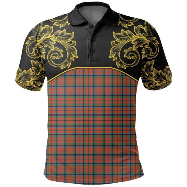 MacNaughton Ancient Clan Polo Shirt, Scottish Tartan MacNaughton Ancient Clans Polo Shirt Empire Style - Image 2