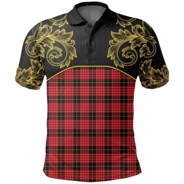 MacQueen Modern Clan Polo Shirt, Scottish Tartan MacQueen Modern Clans Polo Shirt Empire Style - Image 2