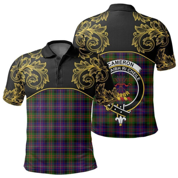 Cameron of Erracht Modern Clan Polo Shirt, Scottish Tartan Cameron of Erracht Modern Clans Polo Shirt Empire Style