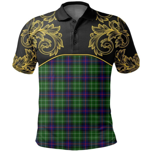 Leslie Hunting Clan Polo Shirt, Scottish Tartan Leslie Hunting Clans Polo Shirt Empire Style - Image 2