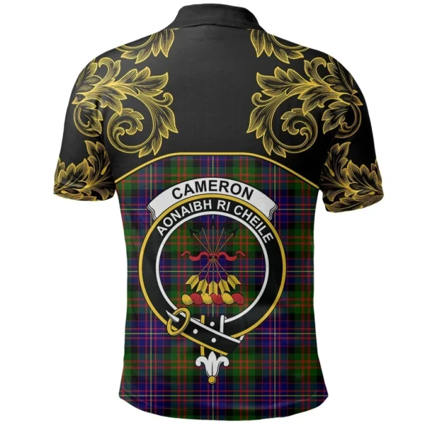 Cameron of Erracht Modern Clan Polo Shirt, Scottish Tartan Cameron of Erracht Modern Clans Polo Shirt Empire Style - Image 3