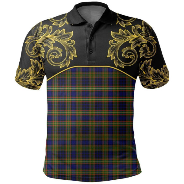 Clelland Modern Clan Polo Shirt, Scottish Tartan Clelland Modern Clans Polo Shirt Empire Style - Image 2