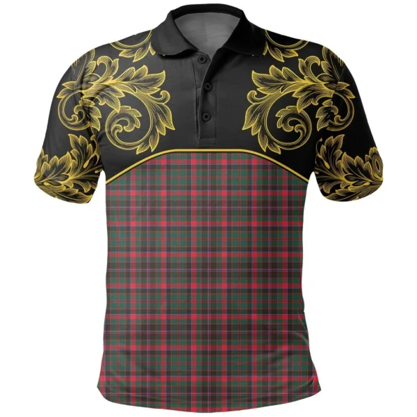 Cumming Hunting Modern Clan Polo Shirt, Scottish Tartan Cumming Hunting Modern Clans Polo Shirt Empire Style - Image 2