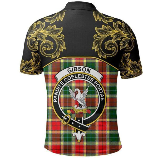 Gibbs Clan Polo Shirt, Scottish Tartan Gibbs Clans Polo Shirt Empire Style - Image 3