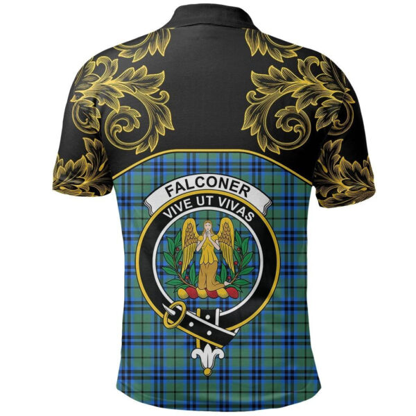 Falconer Clan Polo Shirt, Scottish Tartan Falconer Clans Polo Shirt Empire Style - Image 3