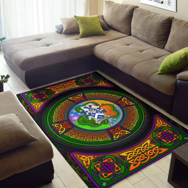 Ireland Area Rug - Holywood Family Crest Area Rug - Celtic Elements - Image 2