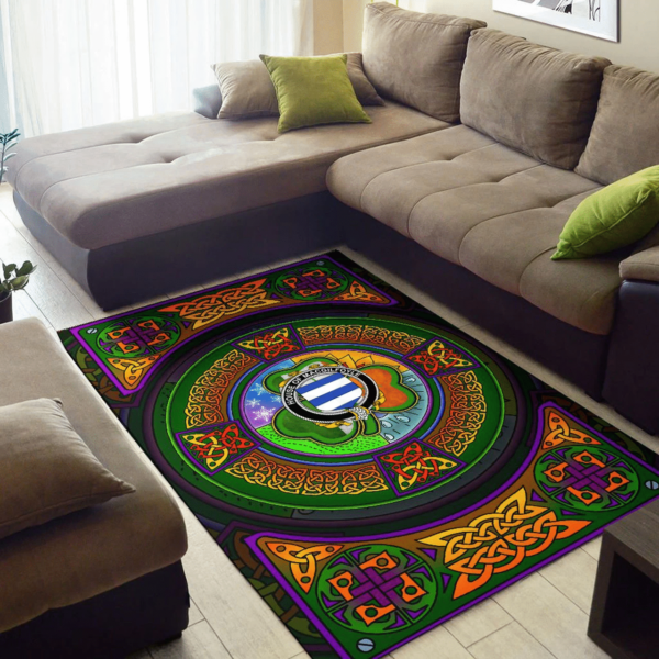 Ireland Area Rug - House of MACGILFOYLE Family Crest Area Rug - Celtic Elements - Image 2