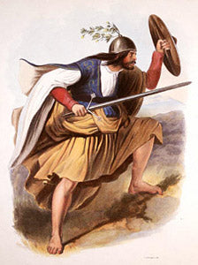 A 19th century depiction of a Fergusson clansman by R.R. McIan